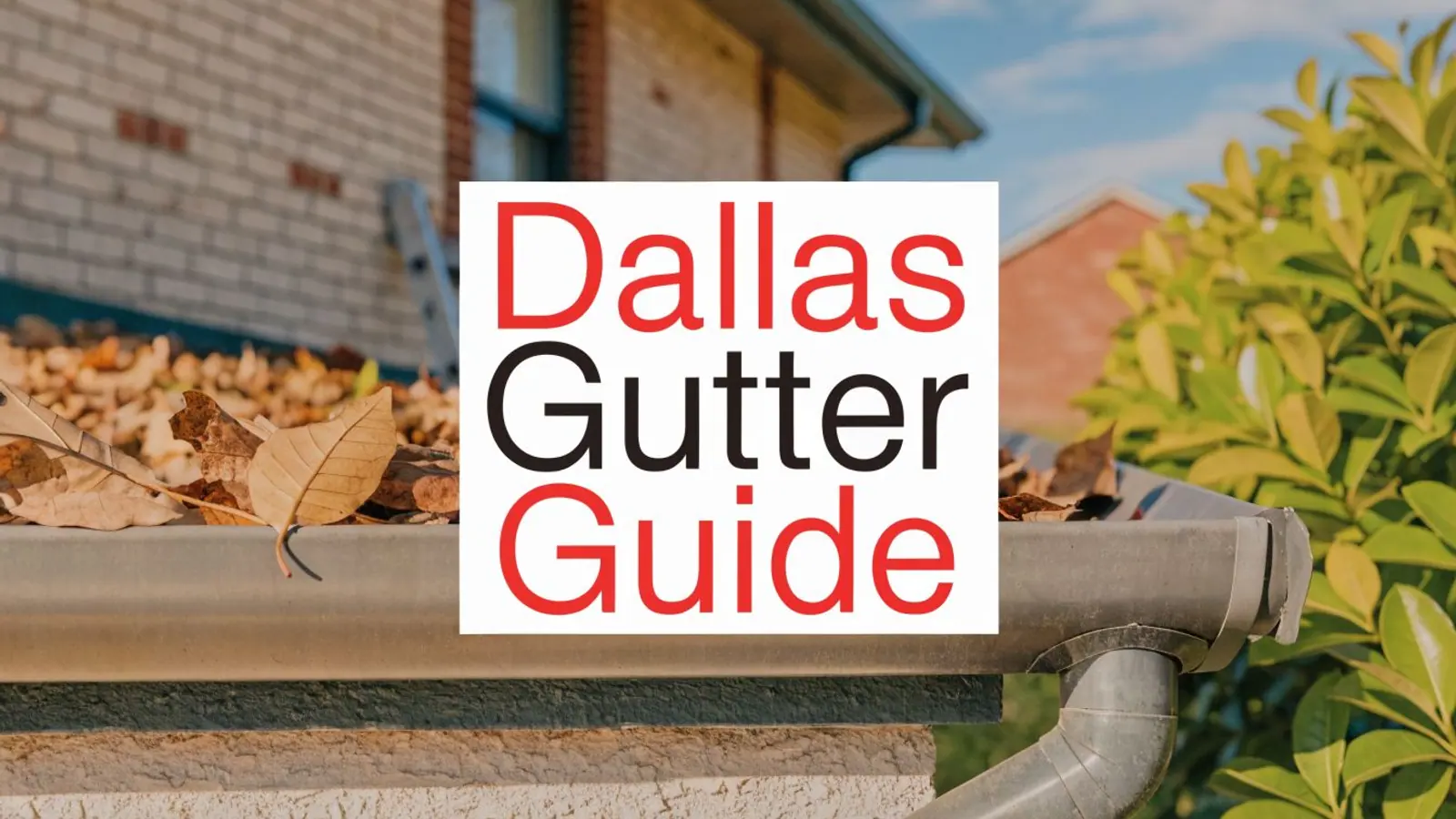 Dallas Gutter Cleaners: A Homeowner’s Guide for 2026 featured image