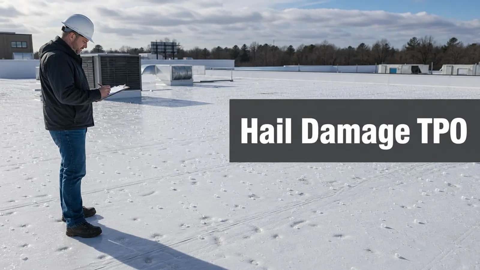 Hail Damage TPO Roof Guide for DFW Property Owners featured image