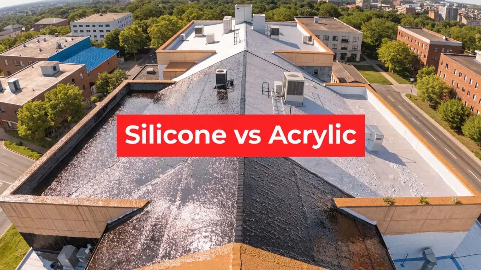 Silicone vs Acrylic Roof Coating for Texas Roofs featured image