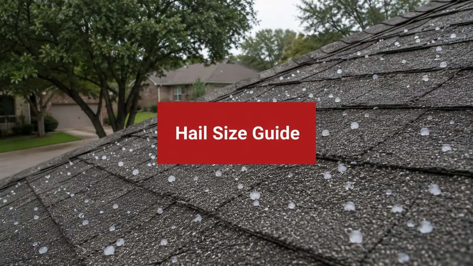 What Size Hail Damages Roofs? a Texas Homeowner’s Guide featured image
