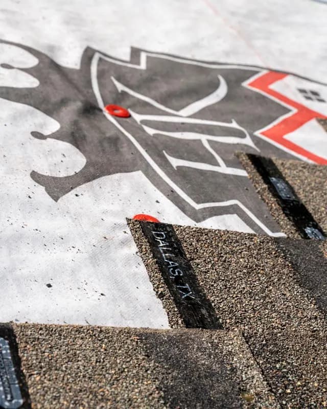 Architectural shingle installation detail