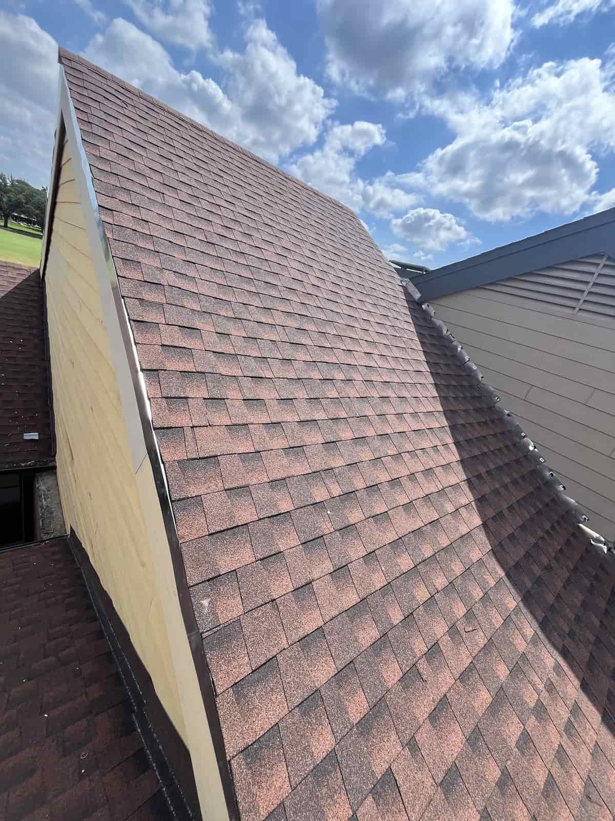 Roof condition detail documented during the Lakes Bent Tree evaluation
