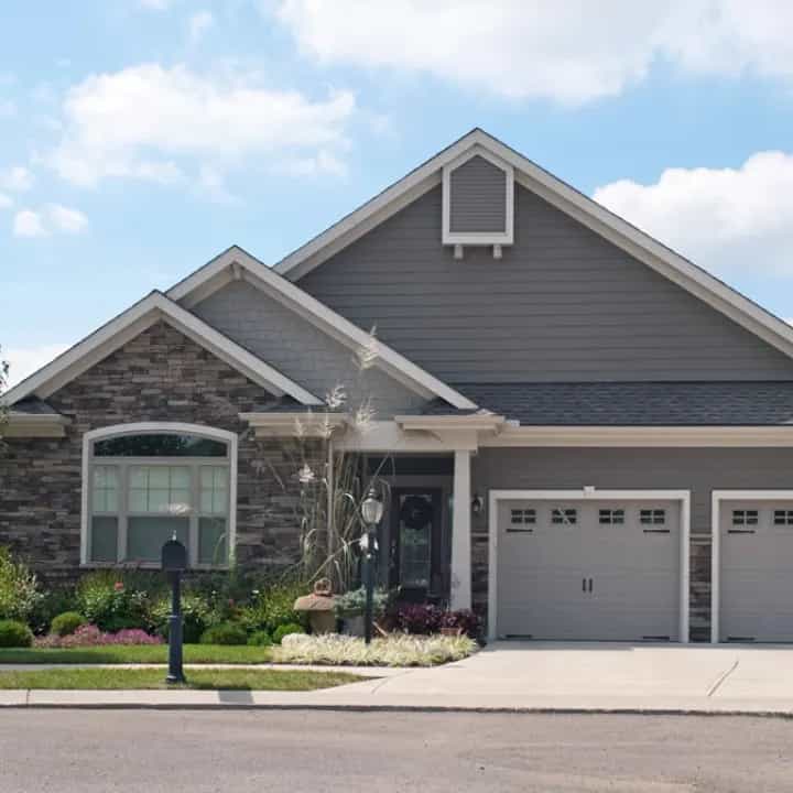 North Texas home with a completed residential roofing system
