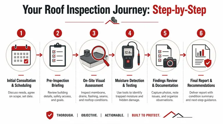 The Commercial Roof Inspection Process Step by Step