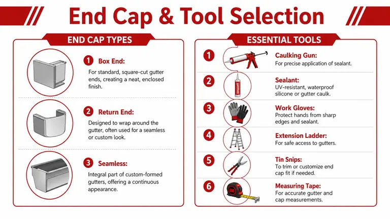 Choosing the Right End Caps and Gathering Your Tools
