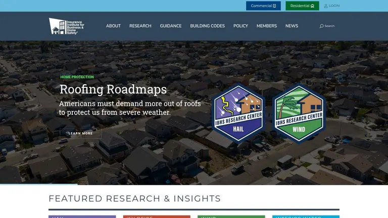 IBHS – Roof Damage/Inspection Checklist (Hurricane/Wind)