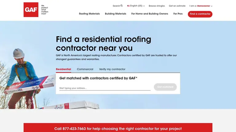 GAF Contractor Locator