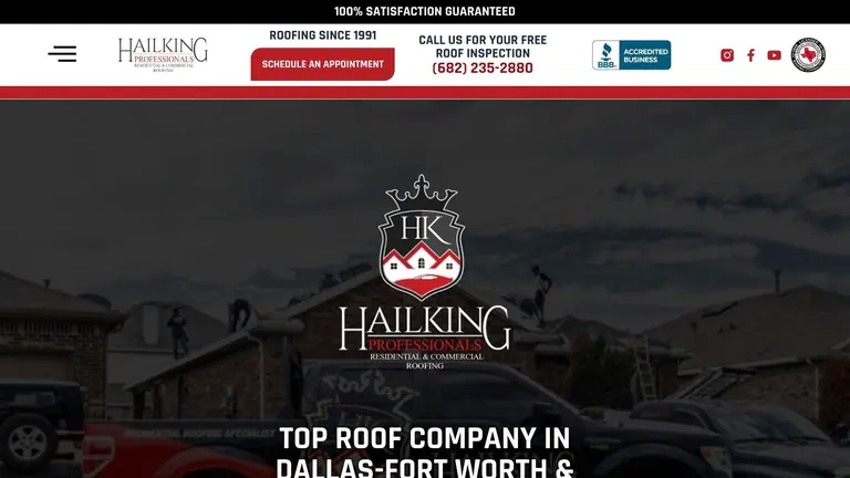 Screenshot from https://hailkingpros.com