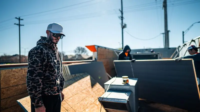 Commercial roofing project detail 2