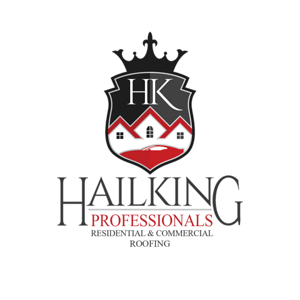 Hailking Roofing Logo 2023 RESIDENTIAL AND COMMERCIAL TRANSPARANT