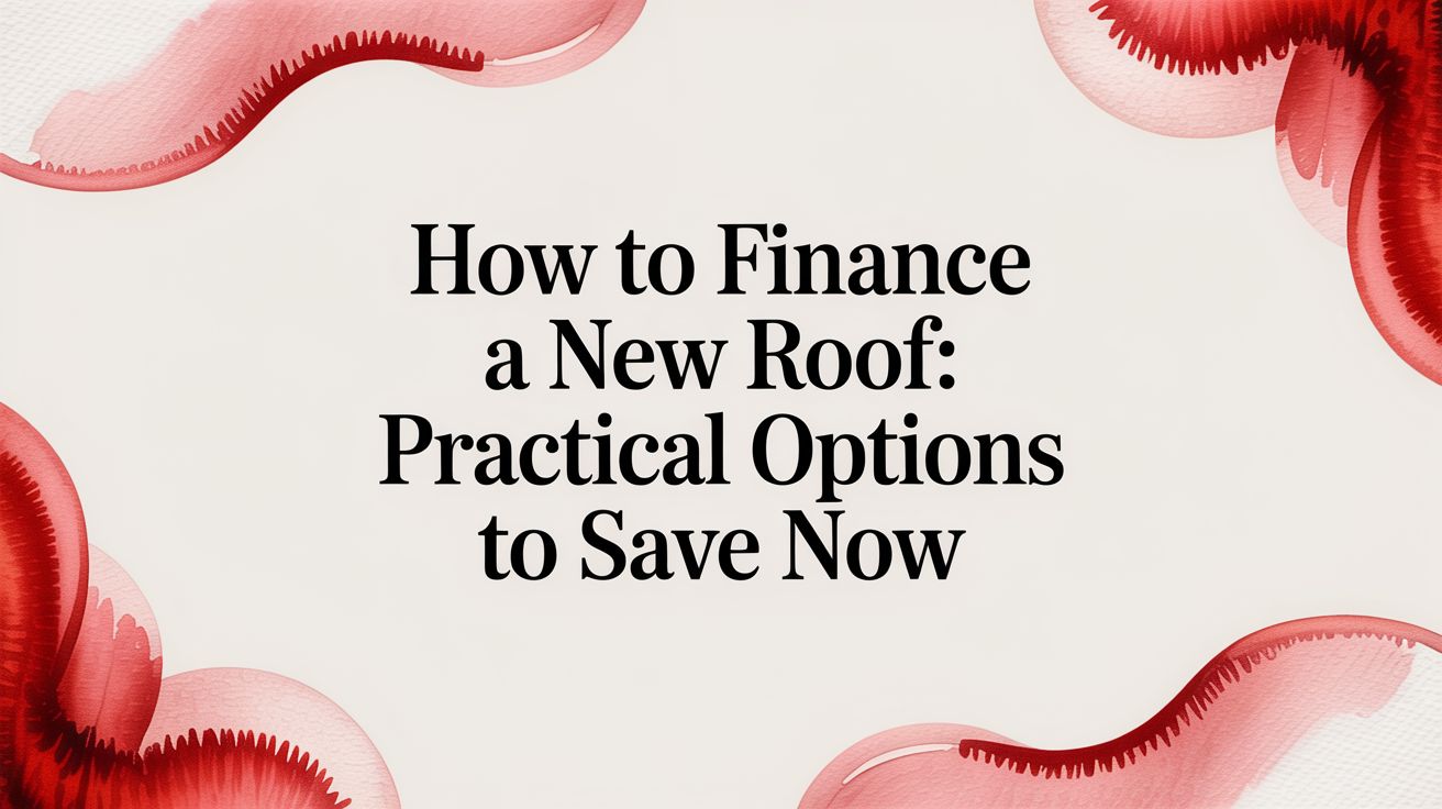 Read more about the article How to Finance a New Roof: Practical Options to Save Now