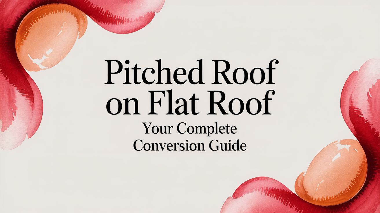 Read more about the article Pitched Roof on Flat Roof Your Complete Conversion Guide