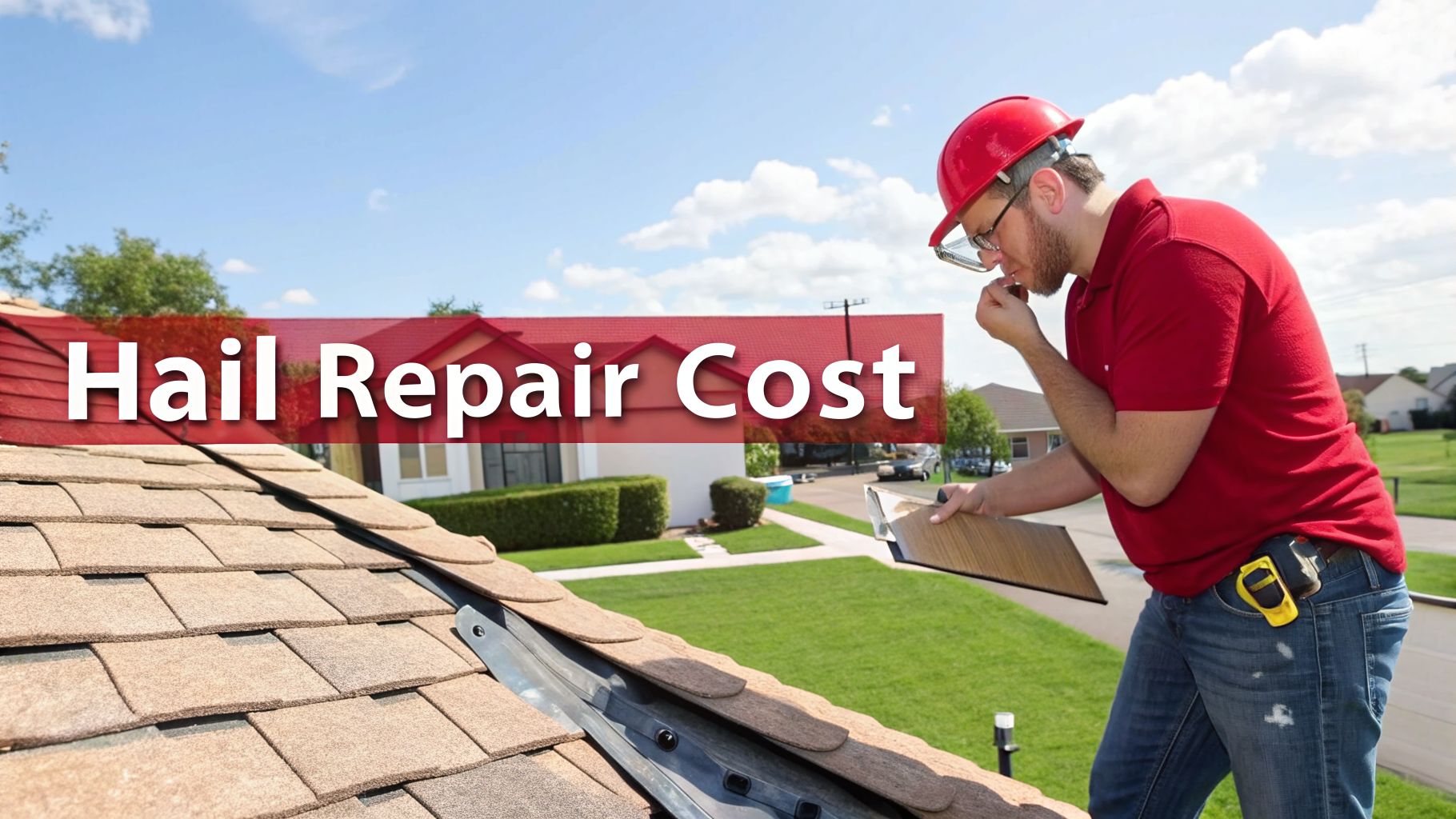 Read more about the article Roof Hail Damage Repair Cost A Texas Homeowner’s Guide