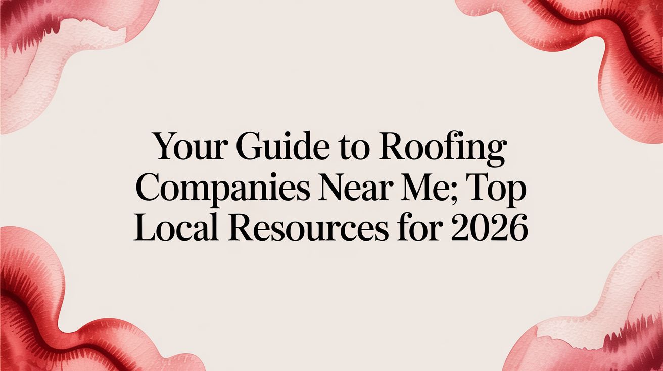 Read more about the article Your Guide to roofing companies near me: Top Local Resources for 2026