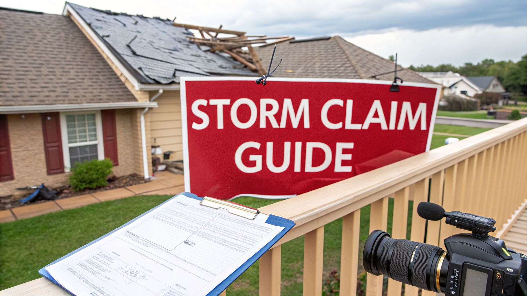 Read more about the article Navigating the Storm Damage Insurance Claim Process in Texas