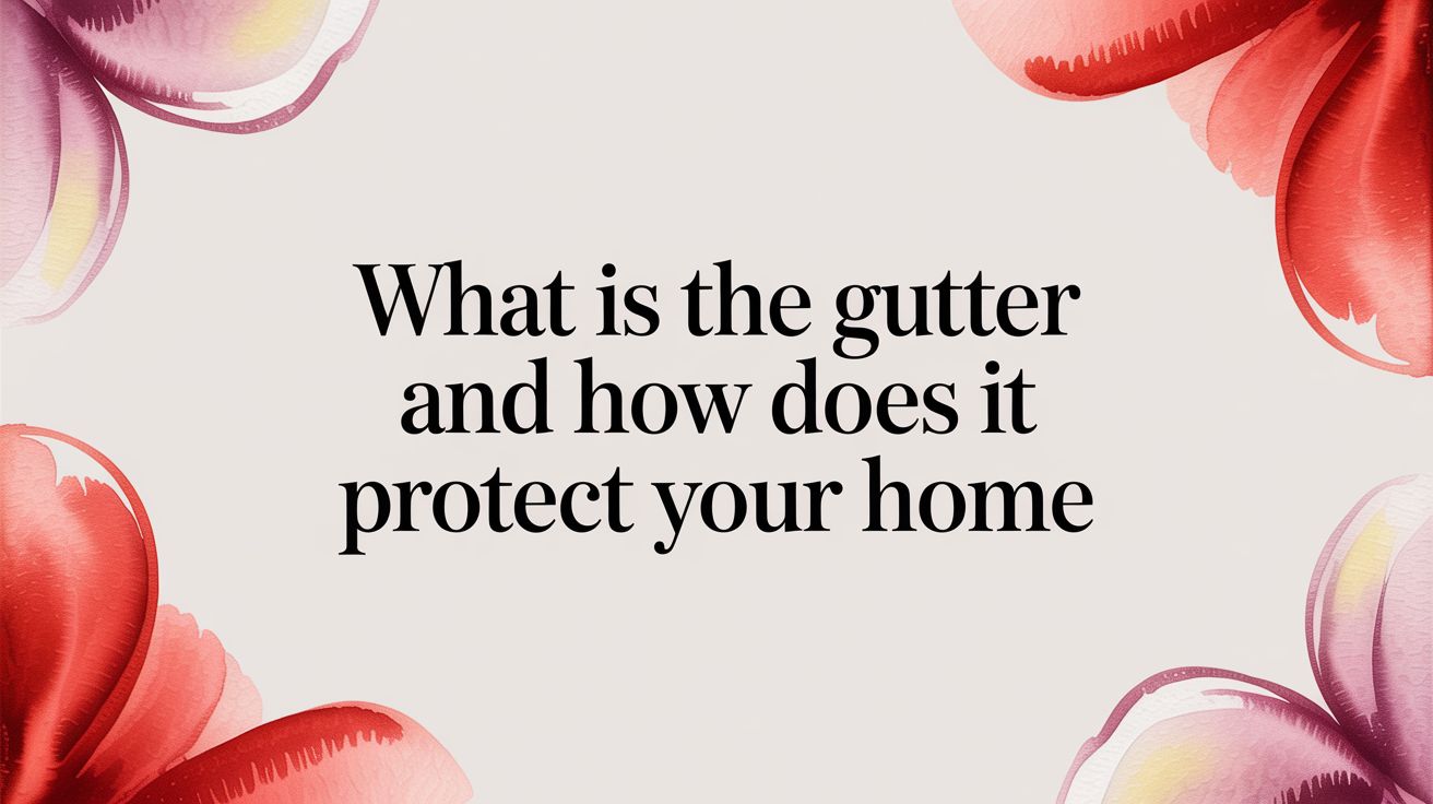 Read more about the article What Is the Gutter and How Does It Protect Your Home