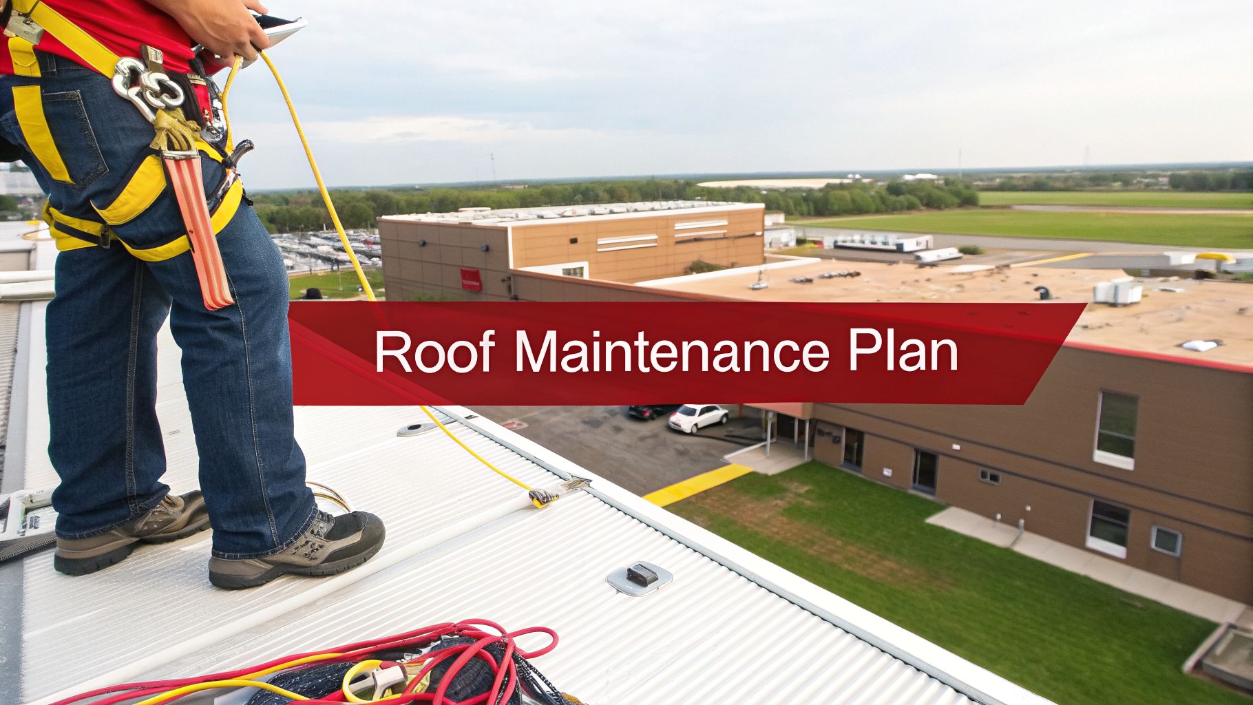 Read more about the article Your Guide to a Commercial Roof Maintenance Plan