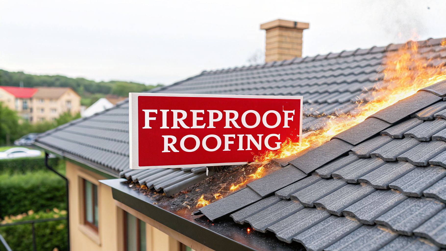 Read more about the article A Homeowner’s Guide to Fireproof Roofing Materials