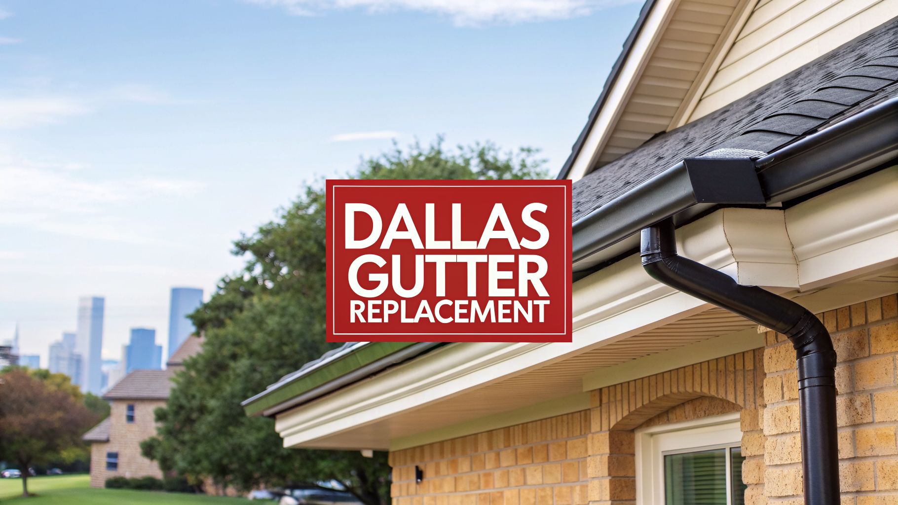 Read more about the article Gutter Replacement Dallas: Your Guide to Durable, Affordable Gutters