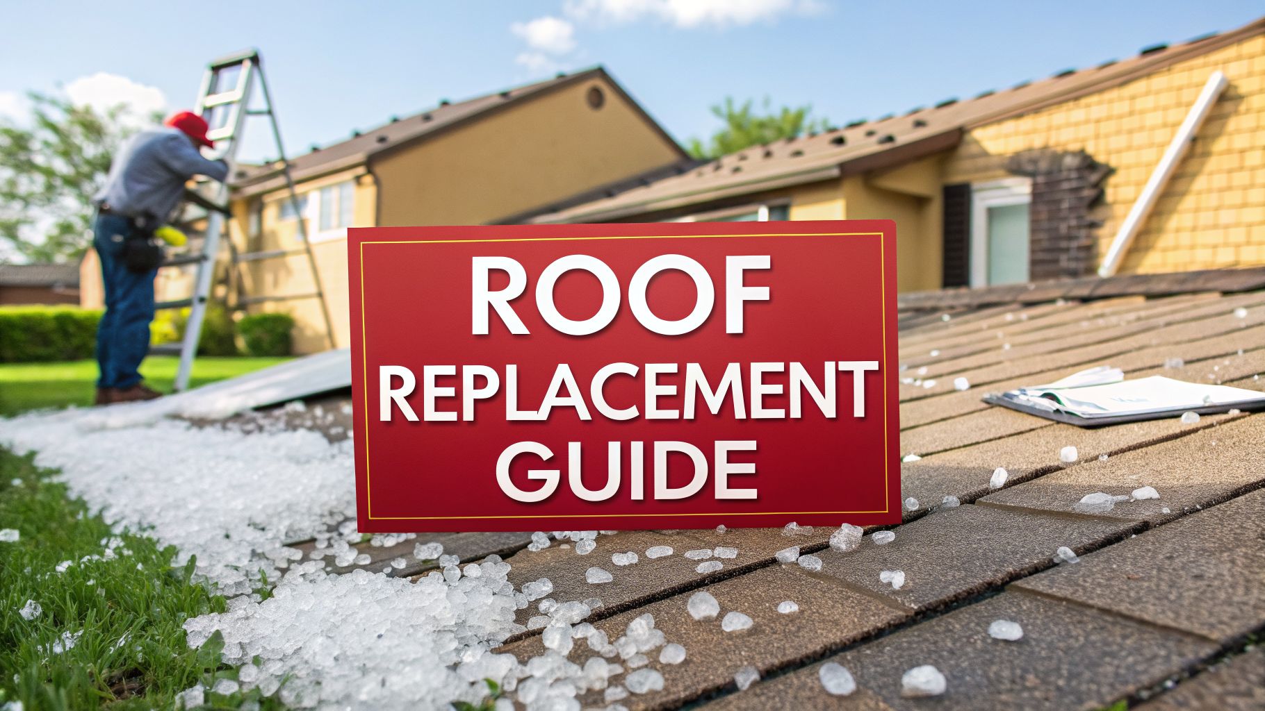 Read more about the article A Homeowner’s Guide to Hail Damage Roof Replacement
