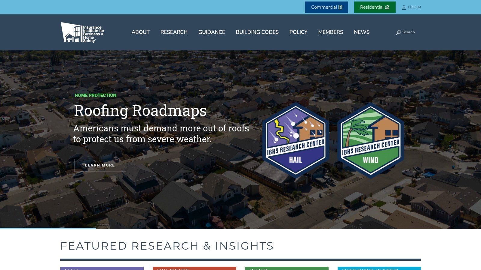 IBHS – Roof Damage/Inspection Checklist (Hurricane/Wind)