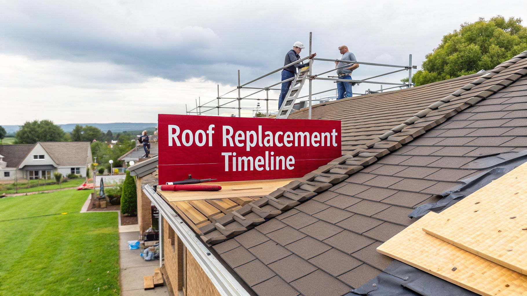 Read more about the article Roof replacement timeline: Your 2026 guide to a smooth roof project