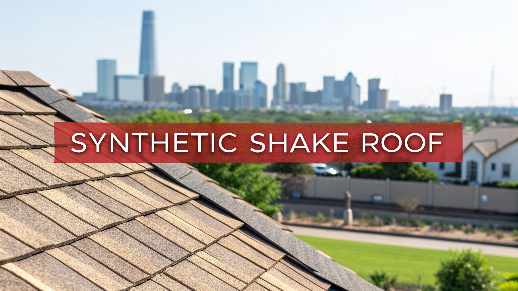 Read more about the article Discover synthetic wood shake roof options for your Texas home