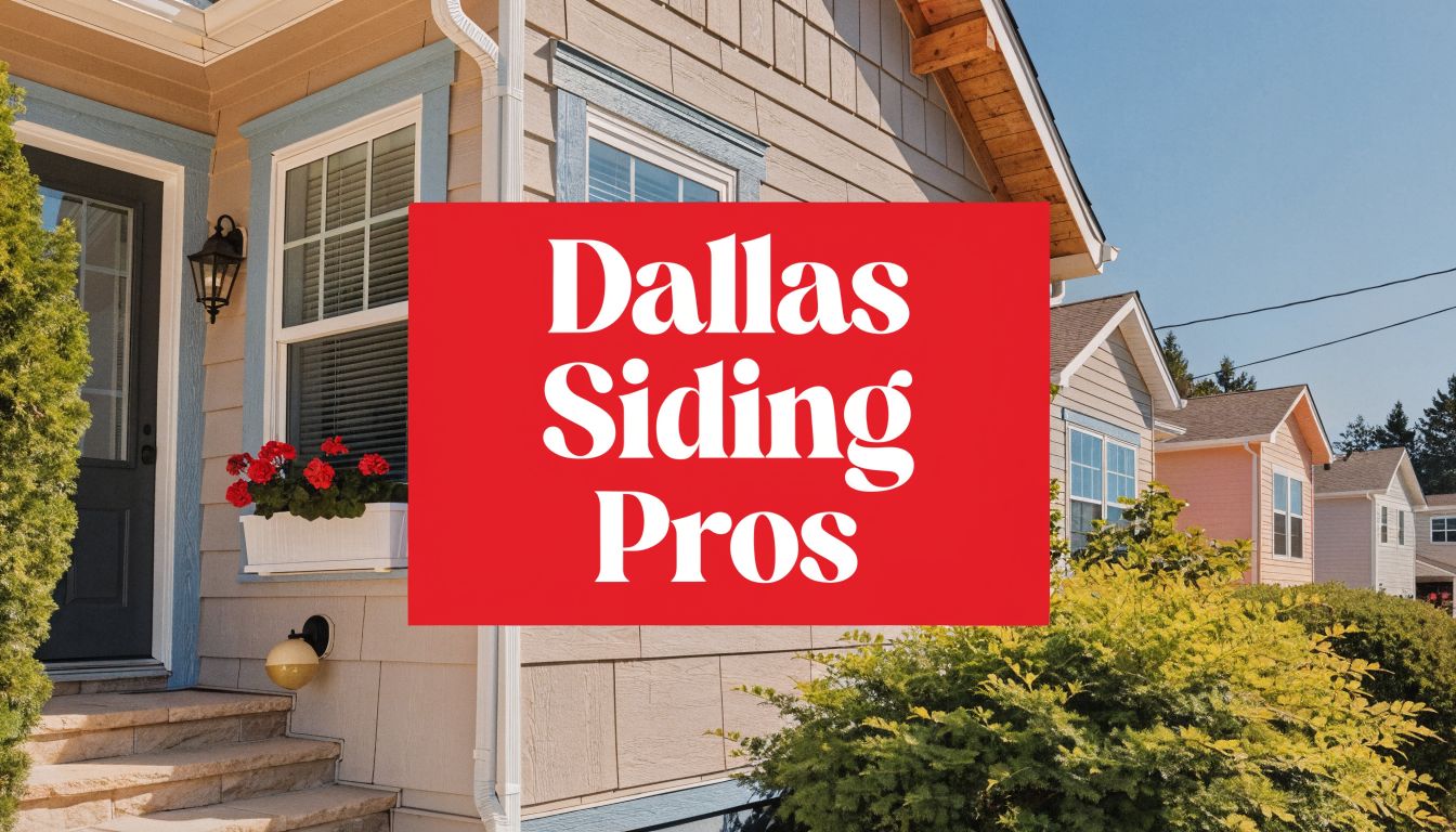 Read more about the article Siding Contractor Dallas TX: Experts For Your Home
