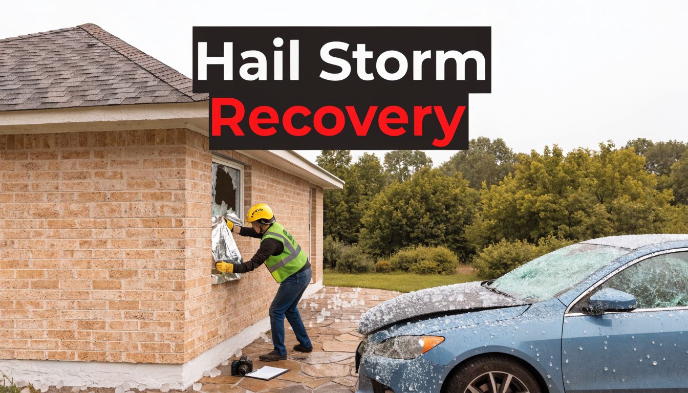 Read more about the article What To Do After Hail Storm: DFW Recovery Guide