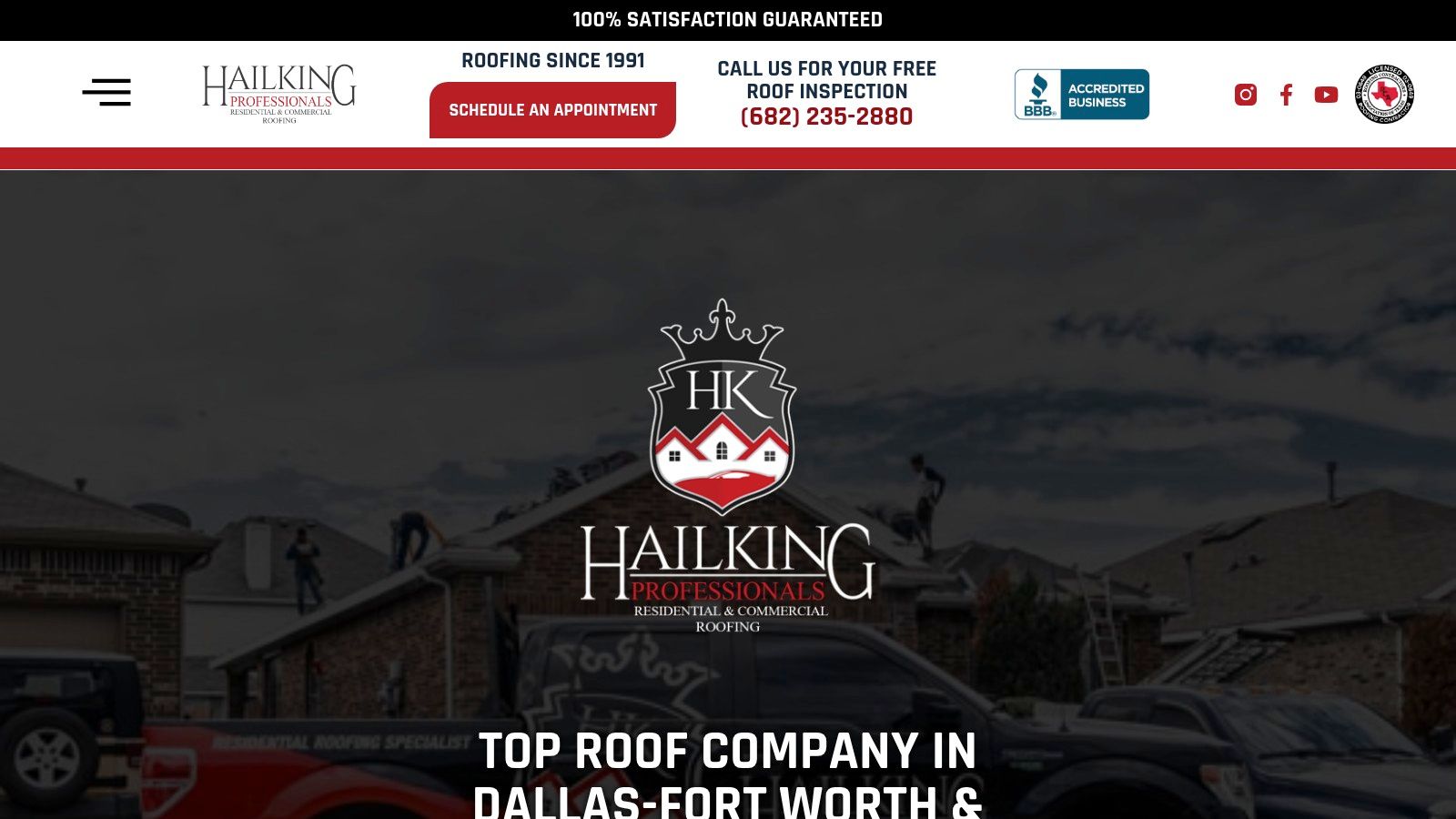 Screenshot from https://hailkingpros.com