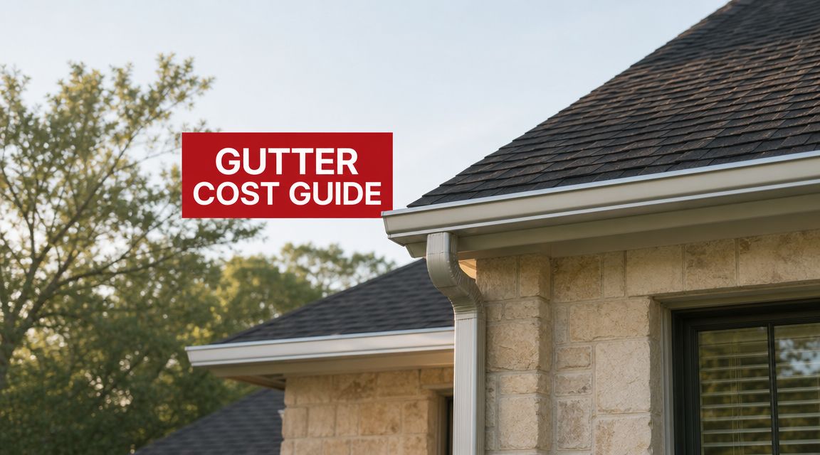 Read more about the article Gutter Installation Cost: A 2026 Texas Homeowner’s Guide